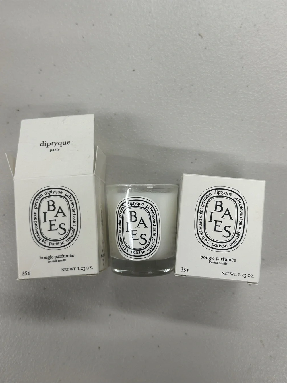 diptyque Baies Candle duo 35g each set of 2